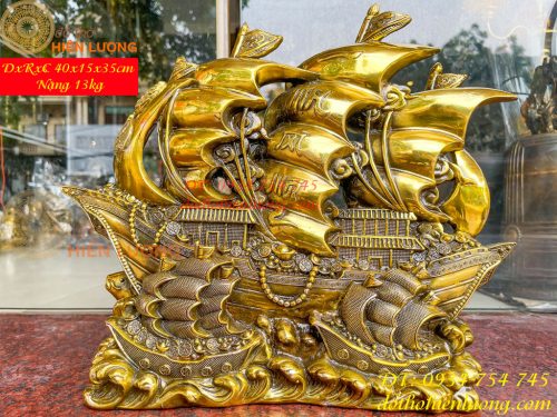 Mô Hình Thuận Buồm Xuôi Gió Bằng Đồng Phong Thủy