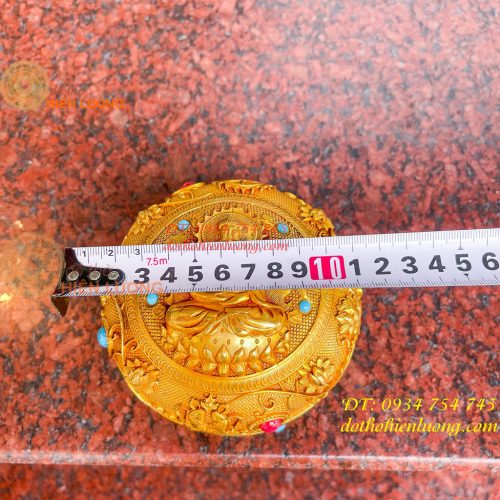 Bình Bát Tụ Bảo Bằng Đồng Hình Phật Thích Ca