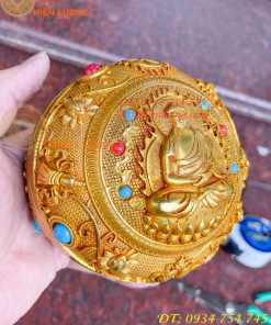 Bình Bát Tụ Bảo Bằng Đồng Hình Phật Thích Ca