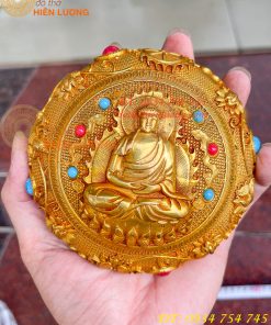 Bình Bát Tụ Bảo Bằng Đồng Hình Phật Thích Ca