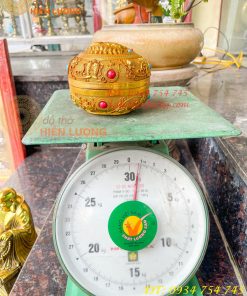 Bình Bát Tụ Bảo Bằng Đồng Hình Phật Thích Ca