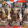 Tam Đa Phúc Lộc Thọ Bằng Đồng Hun Cao 30cm