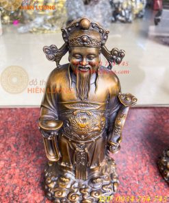 Tam Đa Phúc Lộc Thọ Bằng Đồng Hun Cao 30cm