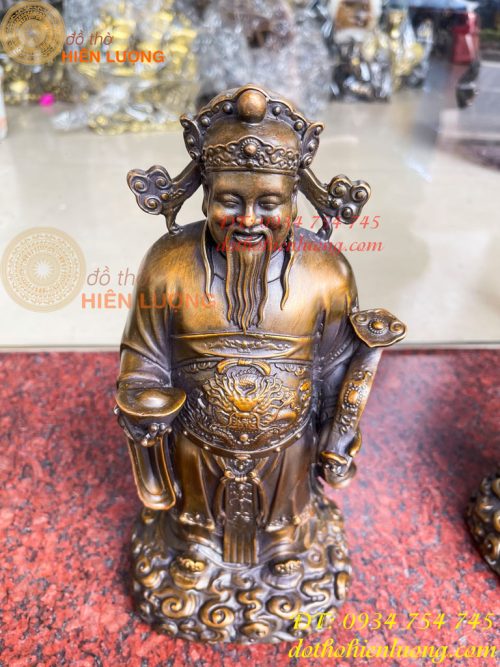 Tam Đa Phúc Lộc Thọ Bằng Đồng Hun Cao 30cm