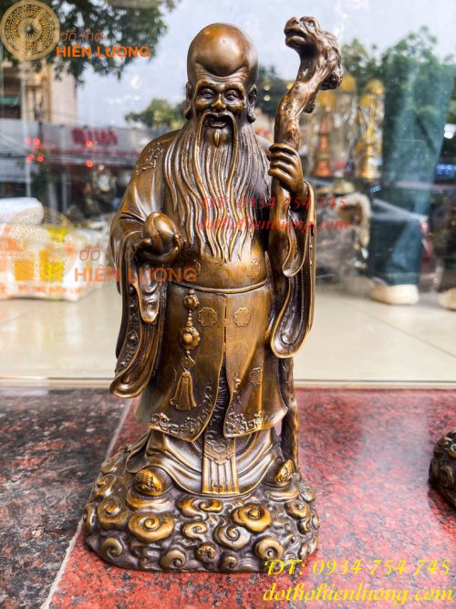 Tam Đa Phúc Lộc Thọ Bằng Đồng Hun Cao 30cm