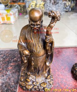 Tam Đa Phúc Lộc Thọ Bằng Đồng Hun Cao 30cm