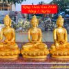 Bộ Tam Thế Phật Thái Bằng Đồng Cao 20cm