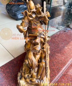 Tượng Quan Công Cưỡi Ngựa Xích Thố Bằng Đồng Cao 50cm