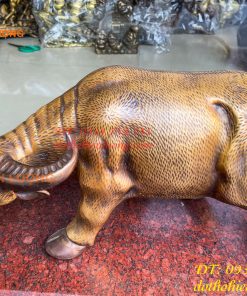 Tượng Trâu Vàng Việt Nam Bằng Đồng Cỡ Đại Dài 60cm