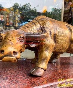 Tượng Trâu Vàng Việt Nam Bằng Đồng Cỡ Đại Dài 60cm