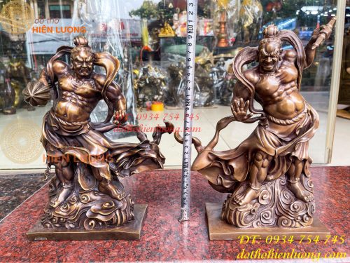 Tượng Hộ Pháp Kim Cang Lực Sĩ Cao 31cm Bằng Đồng Hun