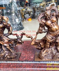 Tượng Hộ Pháp Kim Cang Lực Sĩ Cao 31cm Bằng Đồng Hun