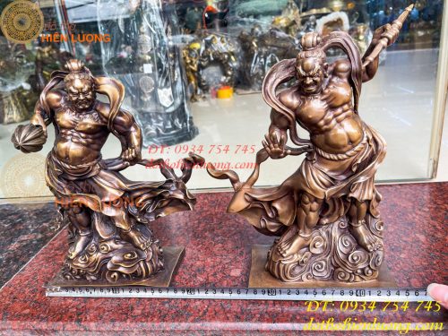 Tượng Hộ Pháp Kim Cang Lực Sĩ Cao 31cm Bằng Đồng Hun