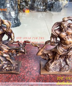 Tượng Hộ Pháp Kim Cang Lực Sĩ Cao 31cm Bằng Đồng Hun