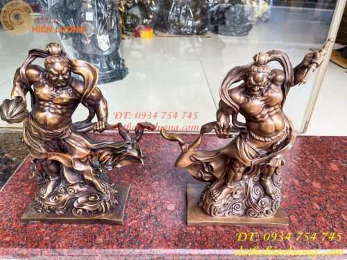 Tượng Hộ Pháp Kim Cang Lực Sĩ Cao 31cm Bằng Đồng Hun