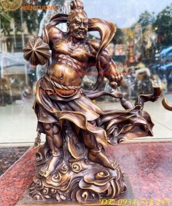Tượng Hộ Pháp Kim Cang Lực Sĩ Cao 31cm Bằng Đồng Hun