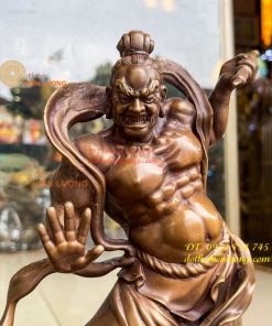 Tượng Hộ Pháp Kim Cang Lực Sĩ Cao 31cm Bằng Đồng Hun