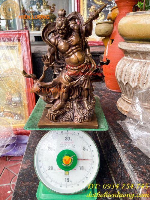 Tượng Hộ Pháp Kim Cang Lực Sĩ Cao 31cm Bằng Đồng Hun