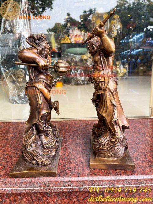 Tượng Hộ Pháp Kim Cang Lực Sĩ Cao 31cm Bằng Đồng Hun