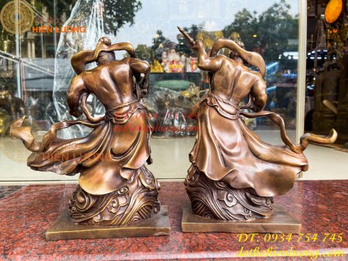 Tượng Hộ Pháp Kim Cang Lực Sĩ Cao 31cm Bằng Đồng Hun