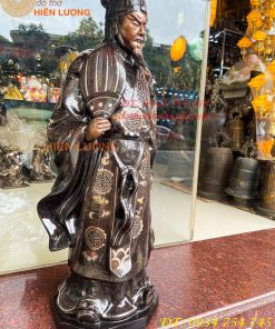 Tượng Khổng Minh Khảm Tam Khí Cao 72cm