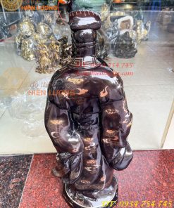 Tượng Khổng Minh Khảm Tam Khí Cao 72cm