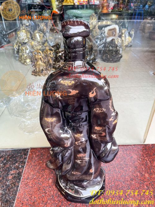 Tượng Khổng Minh Khảm Tam Khí Cao 72cm