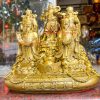 Tượng Ngũ Lộ Thần Tài Cao 30cm Bằng Đồng Loại Đẹp