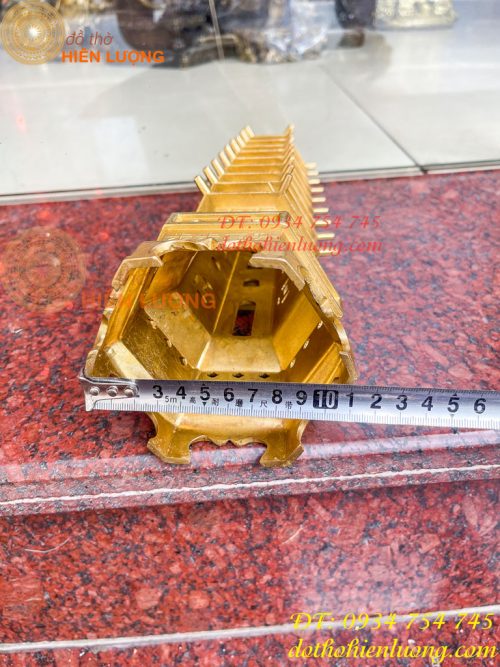 Tháp Văn Xương 9 Tầng Cao 38cm Bằng Đồng Loại Dày Đẹp
