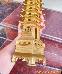 Tháp Văn Xương 9 Tầng Cao 38cm Bằng Đồng Loại Dày Đẹp