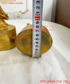 Bộ Tượng Quan Công, Phật Bà, Adida Bằng Đồng Cao 27cm