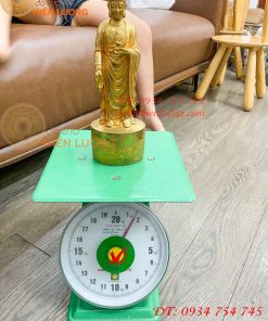 Bộ Tượng Quan Công, Phật Bà, Adida Bằng Đồng Cao 27cm