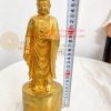 Tượng Phật Adida Đứng Cao 27cm Bằng Đồng Vàng