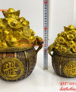 Bát Tụ Bảo Tăng Tài Tiến Bảo Bằng Đồng Phong Thủy