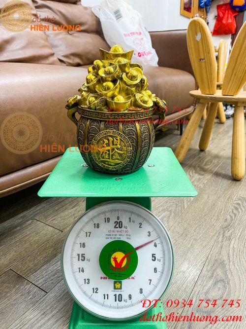 Bát Tụ Bảo Tăng Tài Tiến Bảo Bằng Đồng Phong Thủy