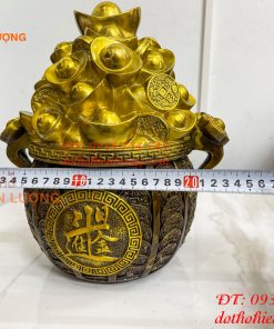 Bát Tụ Bảo Tăng Tài Tiến Bảo Bằng Đồng Phong Thủy