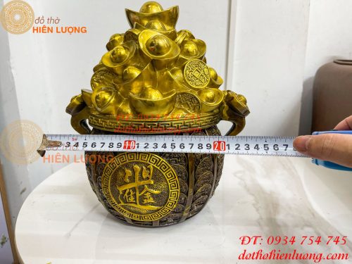 Bát Tụ Bảo Tăng Tài Tiến Bảo Bằng Đồng Phong Thủy