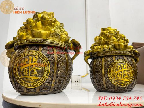 Bát Tụ Bảo Tăng Tài Tiến Bảo Bằng Đồng Phong Thủy