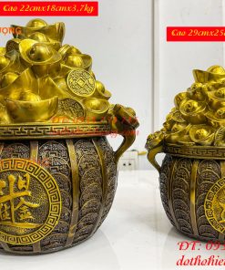 Bát Tụ Bảo Tăng Tài Tiến Bảo Bằng Đồng Phong Thủy