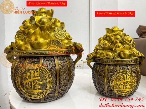 Bát Tụ Bảo Tăng Tài Tiến Bảo Bằng Đồng Phong Thủy