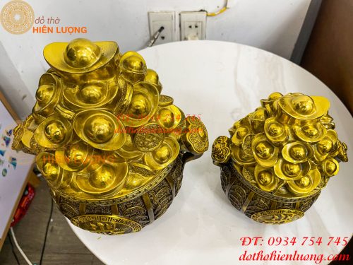 Bát Tụ Bảo Tăng Tài Tiến Bảo Bằng Đồng Phong Thủy