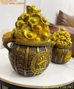 Bát Tụ Bảo Tăng Tài Tiến Bảo Bằng Đồng Phong Thủy