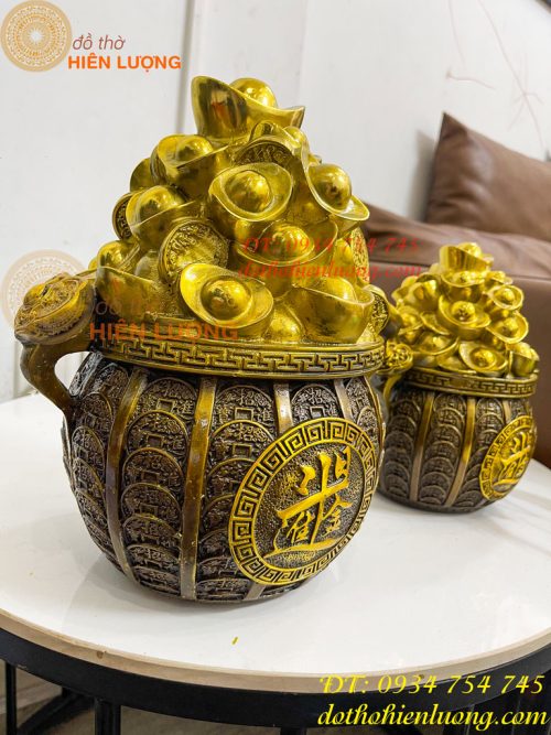 Bát Tụ Bảo Tăng Tài Tiến Bảo Bằng Đồng Phong Thủy