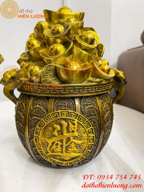 Bát Tụ Bảo Tăng Tài Tiến Bảo Bằng Đồng Phong Thủy