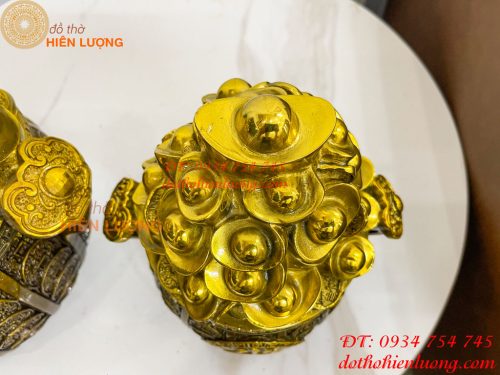 Bát Tụ Bảo Tăng Tài Tiến Bảo Bằng Đồng Phong Thủy