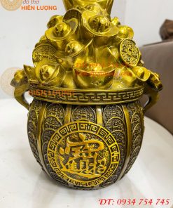 Bát Tụ Bảo Tăng Tài Tiến Bảo Bằng Đồng Phong Thủy