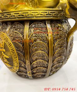 Bát Tụ Bảo Tăng Tài Tiến Bảo Bằng Đồng Phong Thủy