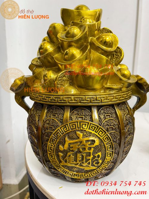 Bát Tụ Bảo Tăng Tài Tiến Bảo Bằng Đồng Phong Thủy