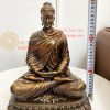 Tượng Phật Thích Ca Áo Chéo Bằng Đồng Cao 30cm
