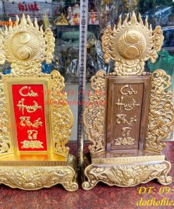 Bài Vị Cửu Huyền Thất Tổ Bằng Đồng Cao 42cm